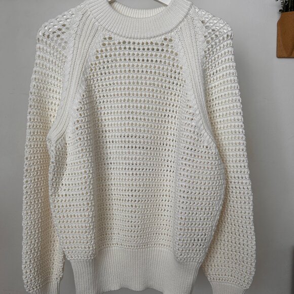 UNIQLO U | Cotton Sweater | Ecru | Size M - Picture 7 of 8